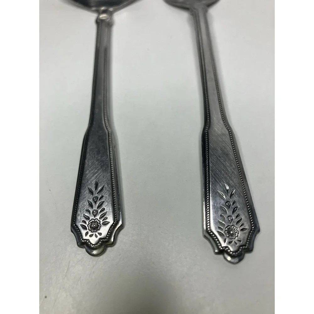 Stanley Roberts Rogers Co. Norcrest-Brentwood Stainless Steel Ladle & Srvg Fork